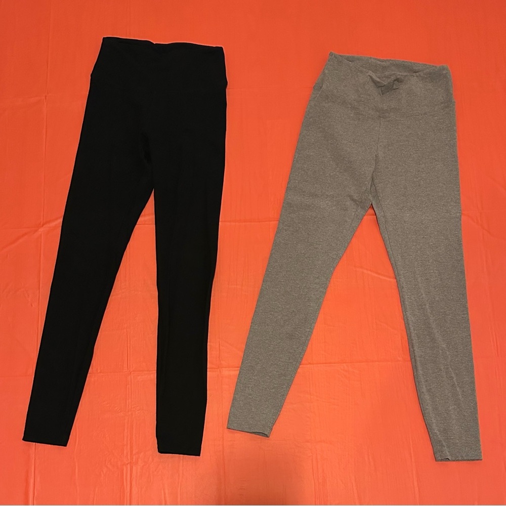 PINK Victoria's Secret Black and light brown Leggings bundle
